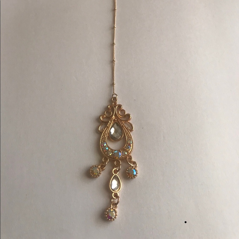 Handcrafted Diamanté Tikka Bindi Head Piece